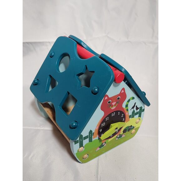 Ginsey OOPS wooden Happy House shape sorter no shapes - Picture 3 of 10